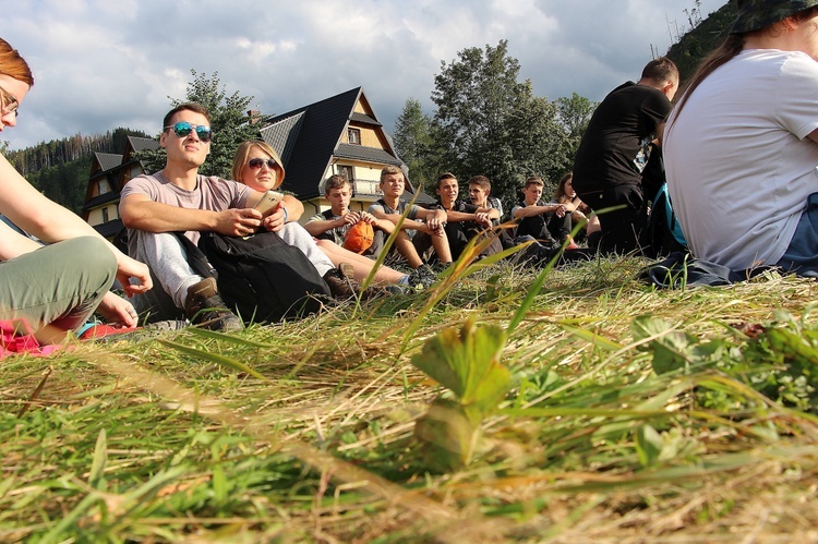 Wakacje w widokiem na Giewont