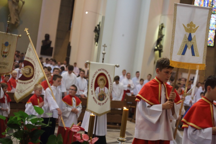 Powakacyjna pielgrzymka ministrantów archidiecezji katowickiej (27 sierpnia 2016).