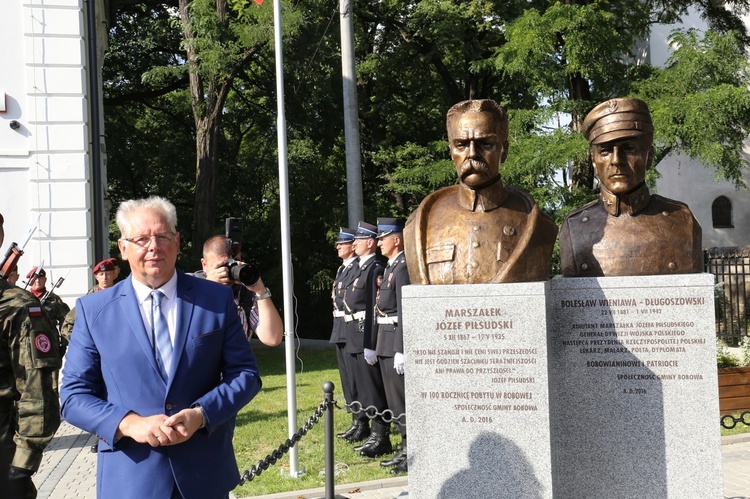 Piłsudski i Wieniawa w Bobowej