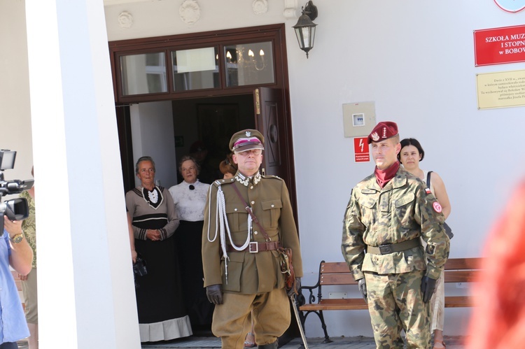 Piłsudski i Wieniawa w Bobowej