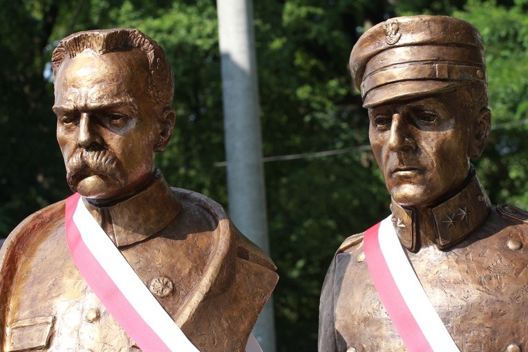 Piłsudski i Wieniawa w Bobowej