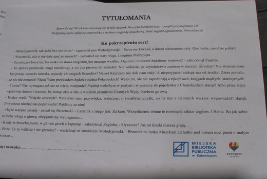 Narodowe Czytanie w Parku Kościuszki