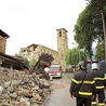 Skutki trzęsienia ziemi w Amatrice.