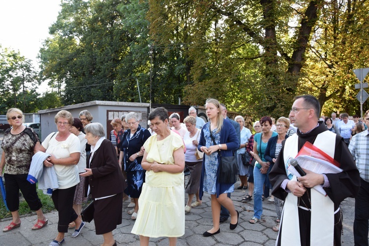 Powitanie ikony MB Częstochowskiej w parafii Wniebowstąpienia Pańskiego w Żyrardowie