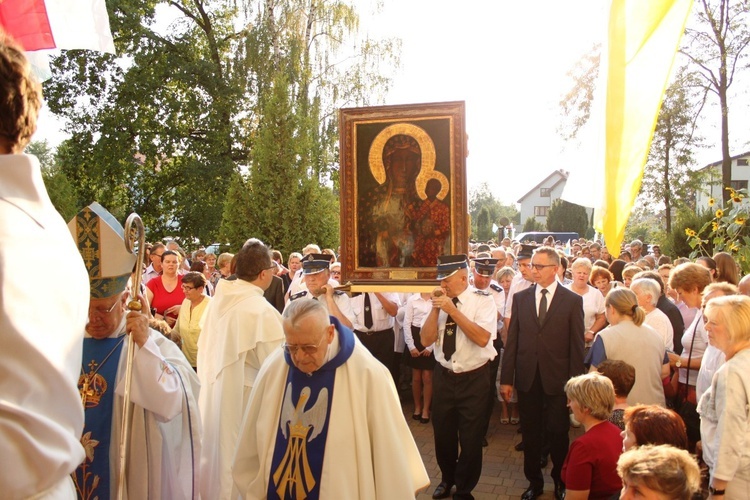 Powitanie ikony MB Częstochowskiej w Jaktorowie