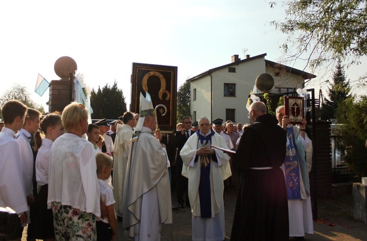 Powitanie ikony MB Częstochowskiej w Jaktorowie