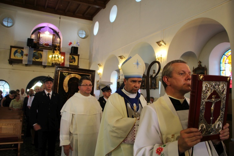 Powitanie ikony MB Częstochowskiej w Baranowie