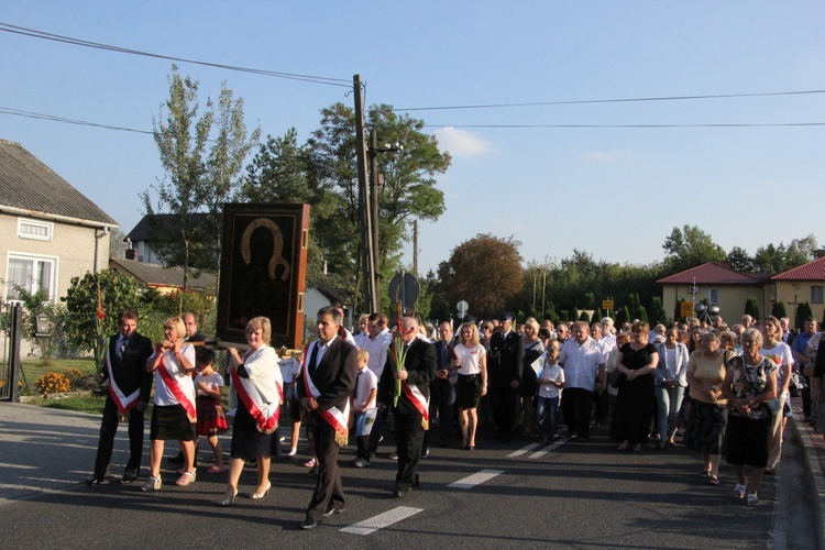 Powitanie ikony MB Częstochowskiej w Baranowie