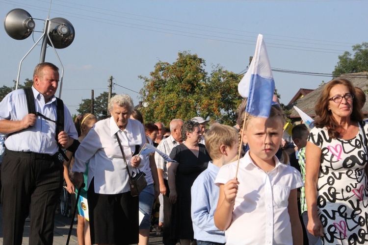 Powitanie ikony MB Częstochowskiej w Baranowie