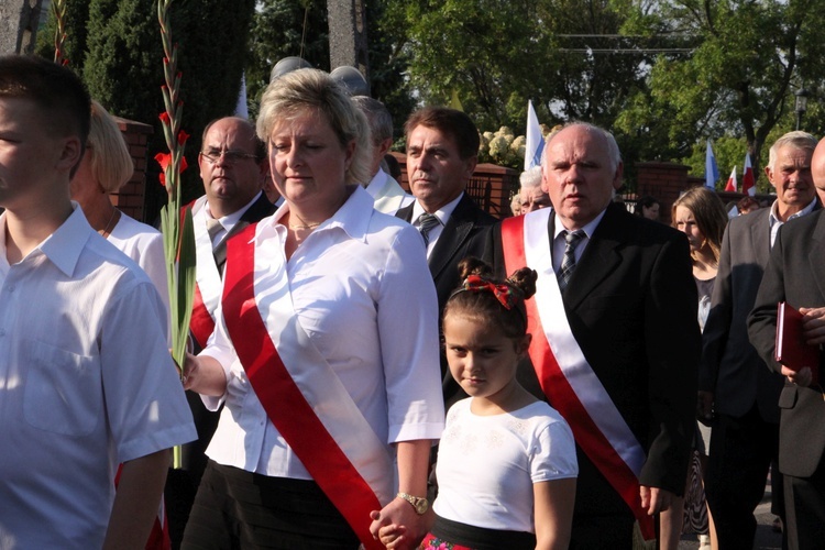 Powitanie ikony MB Częstochowskiej w Baranowie