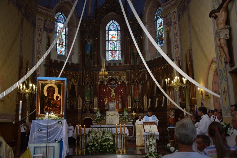 Powitanie ikony MB Częstochowskiej w Wiskitkach