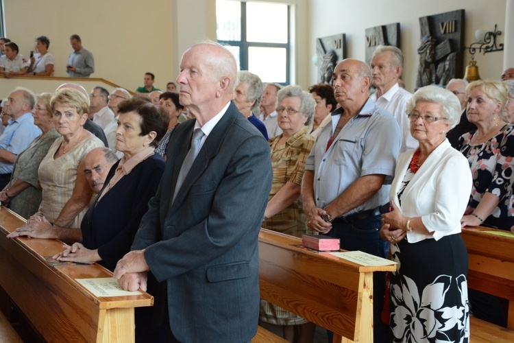 Dziękczynienie złotych jubilatów małżeńskich