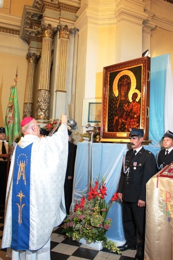 Powitanie ikony MB Częstochowskiej w Szymanowie