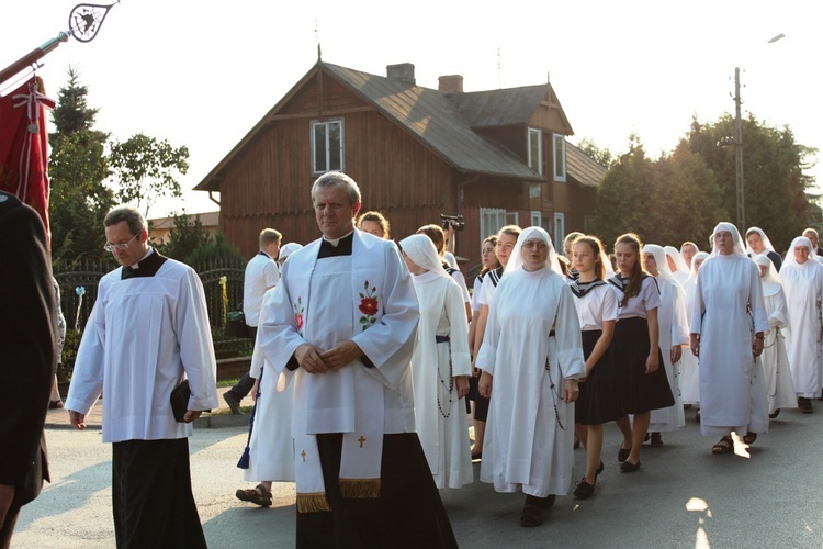 Powitanie ikony MB Częstochowskiej w Szymanowie