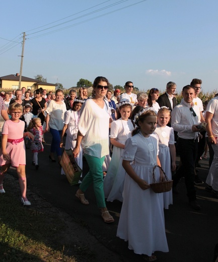 Powitanie ikony MB Częstochowskiej w Szymanowie