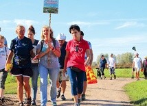 Dziennie pątnicy pokonywali  ok. 30 kilometrów.