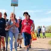 Dziennie pątnicy pokonywali  ok. 30 kilometrów.