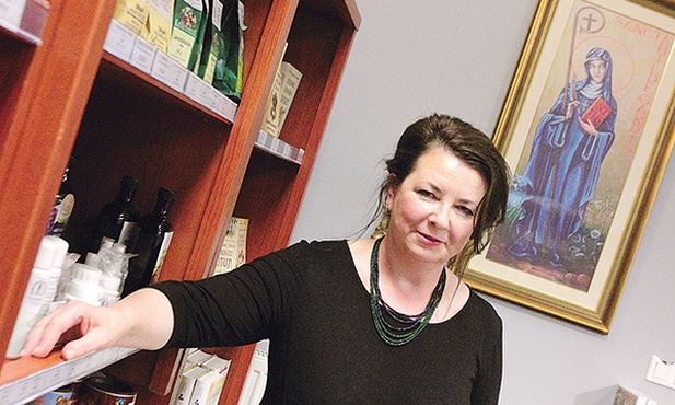 Codziennie można w Polskim Centrum św. Hildegardy uzyskać porady, kupić produkty spożywcze czy książki z przesłaniem świętej.