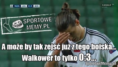 Zobacz memy po meczu Legii z Borussią