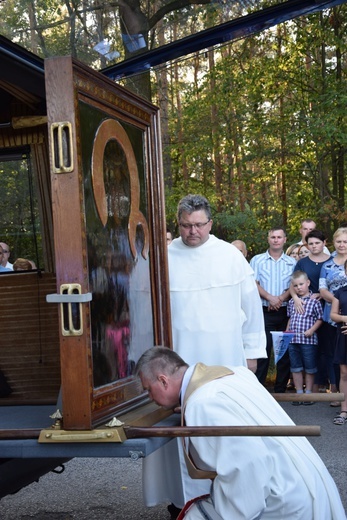 Powitanie ikony MB Częstochowskiej w Jesionce