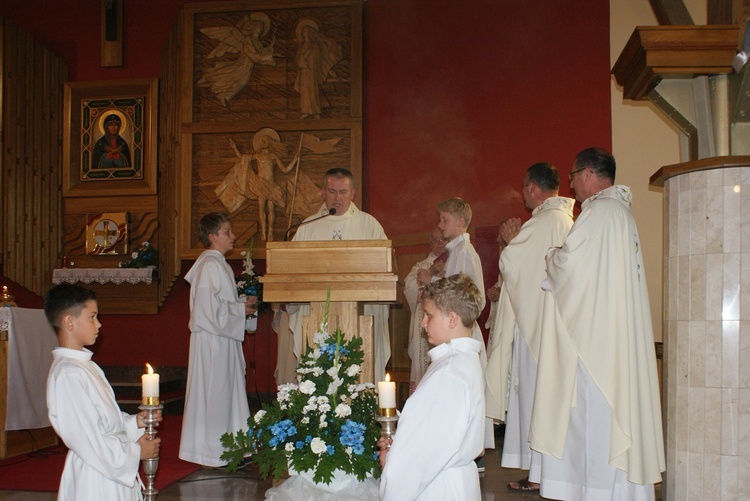 Powitanie ikony MB Częstochowskiej w Puszczy Mariańskiej