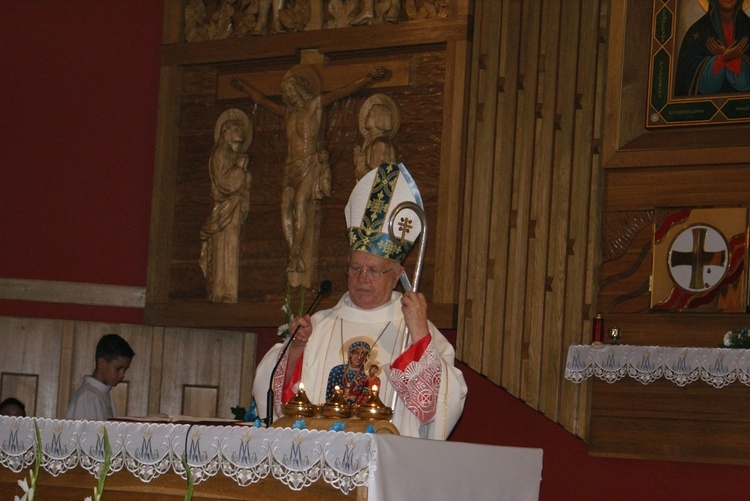 Powitanie ikony MB Częstochowskiej w Puszczy Mariańskiej