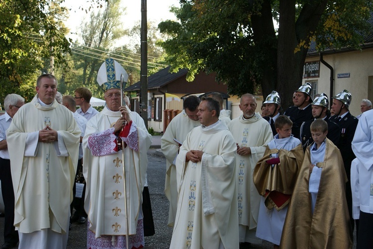 Powitanie ikony MB Częstochowskiej w Puszczy Mariańskiej