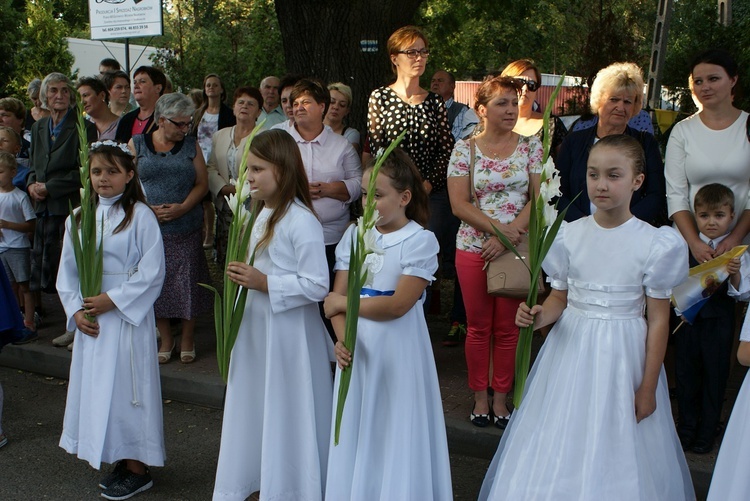 Powitanie ikony MB Częstochowskiej w Puszczy Mariańskiej