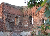Ruiny zamku w Radzikach Dużych, z którymi wiążą się historie dawnych rodów i miejscowe legendy.