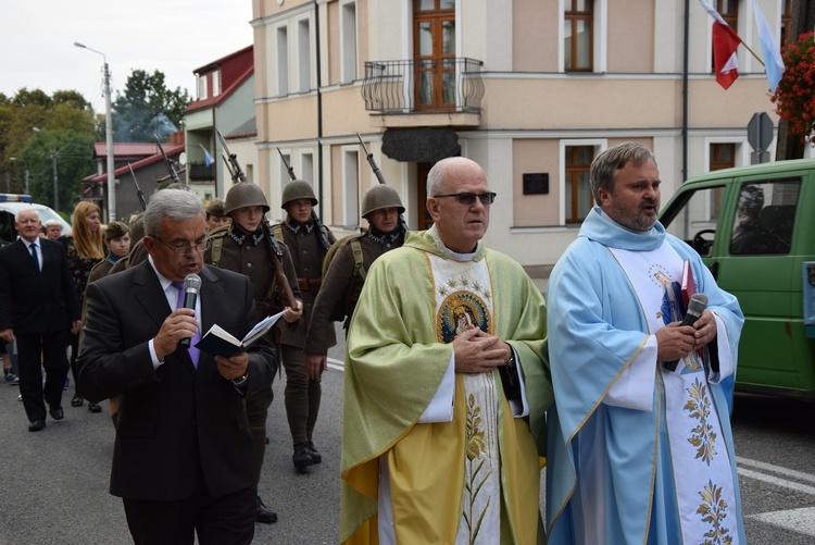 Powitanie ikony MB Częstochowskiej w Mszczonowie