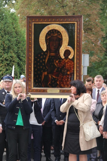 Powitanie ikony MB Częstochowskiej w Radziejowicach