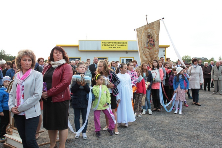 Powitanie ikony MB Częstochowskiej w Skułach