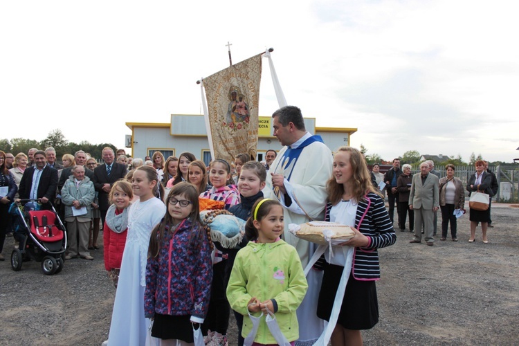 Powitanie ikony MB Częstochowskiej w Skułach