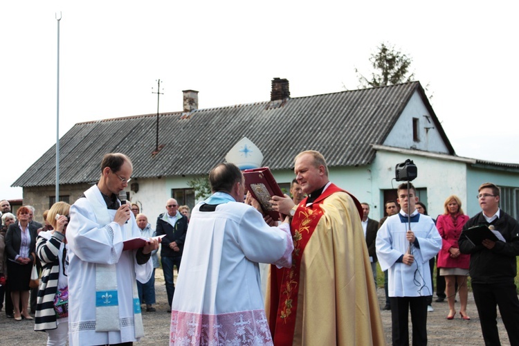 Powitanie ikony MB Częstochowskiej w Skułach