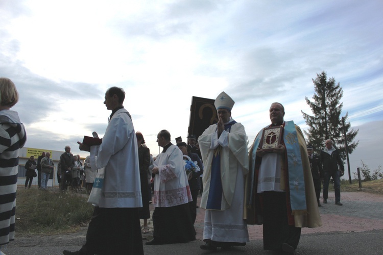 Powitanie ikony MB Częstochowskiej w Skułach