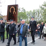 Powitanie ikony MB Częstochowskiej w Skułach