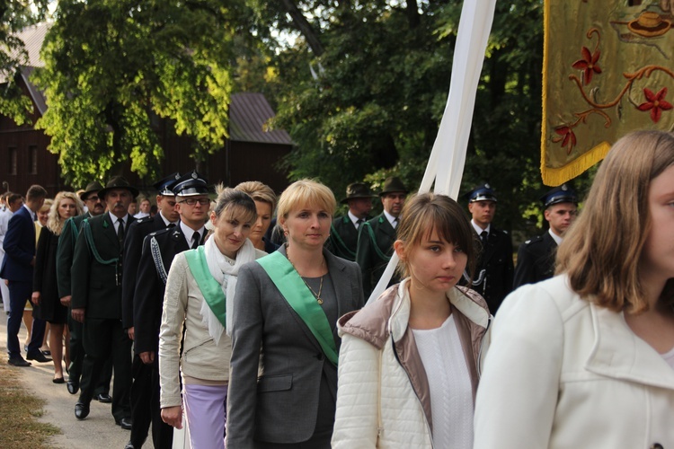 Powitanie ikony MB Częstochowskiej w Lutkówce