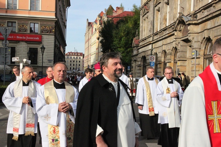 Procesja z relikwiami św. Stanisława i św. Doroty