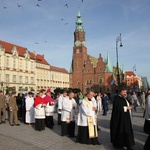 Procesja z relikwiami św. Stanisława i św. Doroty