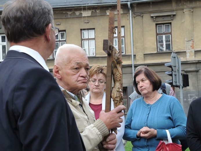 Peregrynacja krzyża św. Jana Pawła II w Bielsku-Białej