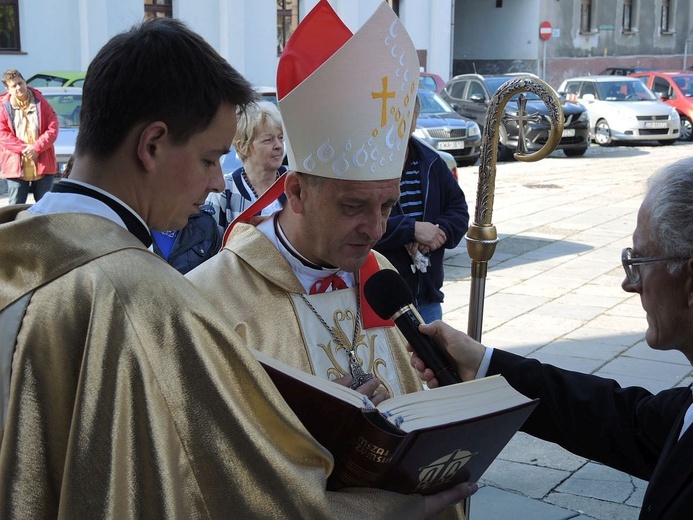 Peregrynacja krzyża św. Jana Pawła II w Bielsku-Białej