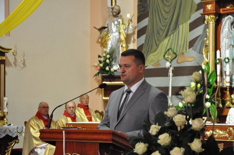 Poświęcenie kościoła w Ostrożnicy