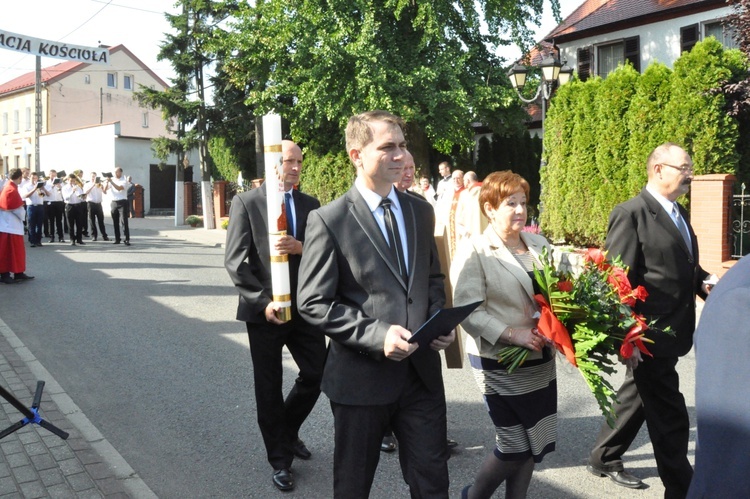 Poświęcenie kościoła w Ostrożnicy