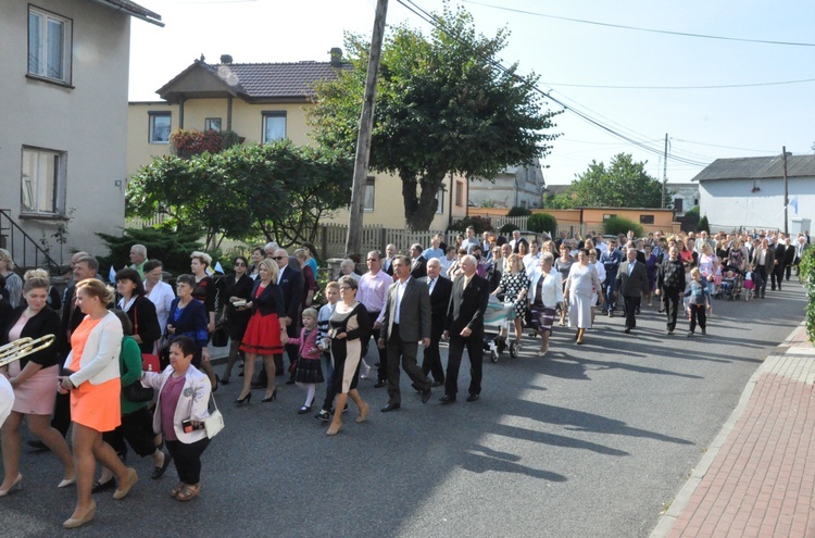 Poświęcenie kościoła w Ostrożnicy