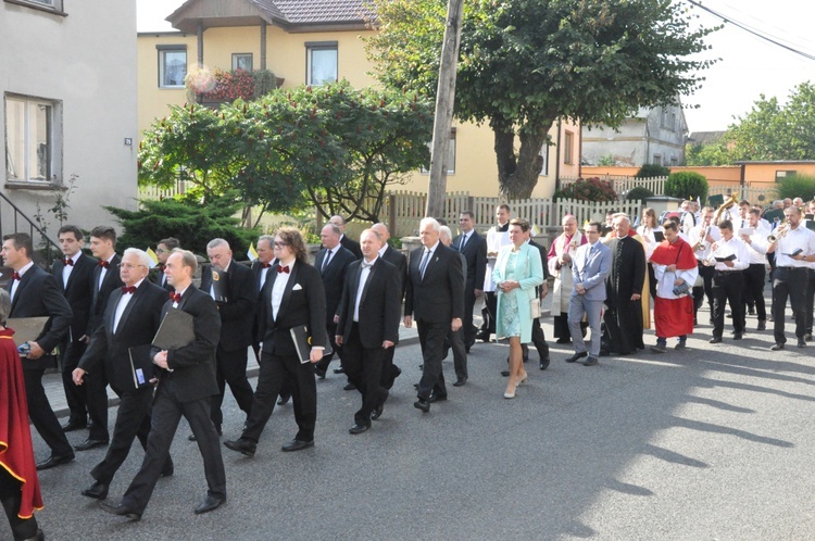 Poświęcenie kościoła w Ostrożnicy