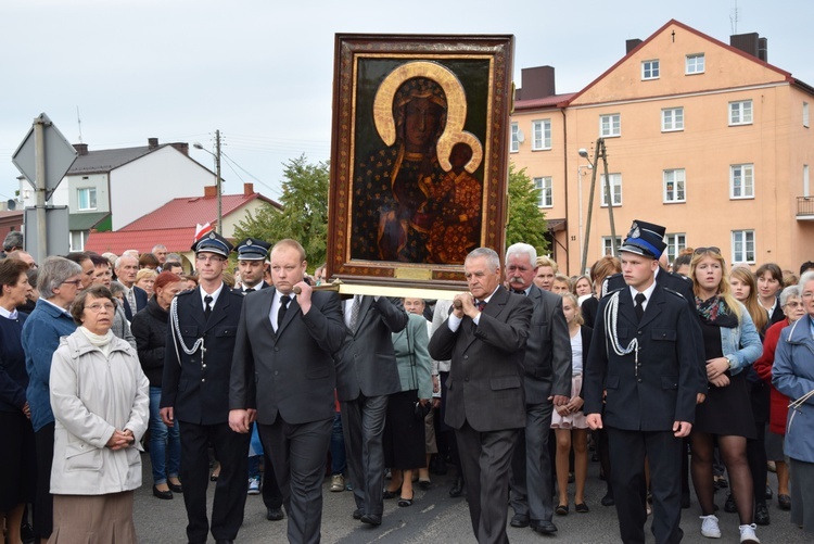 Powitanie ikony MB Częstochowskiej w Nowym Mieście nad Pilicą