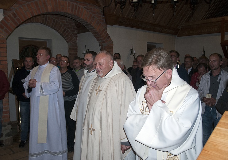 Andrzej Sowa na Górze Polanowskiej