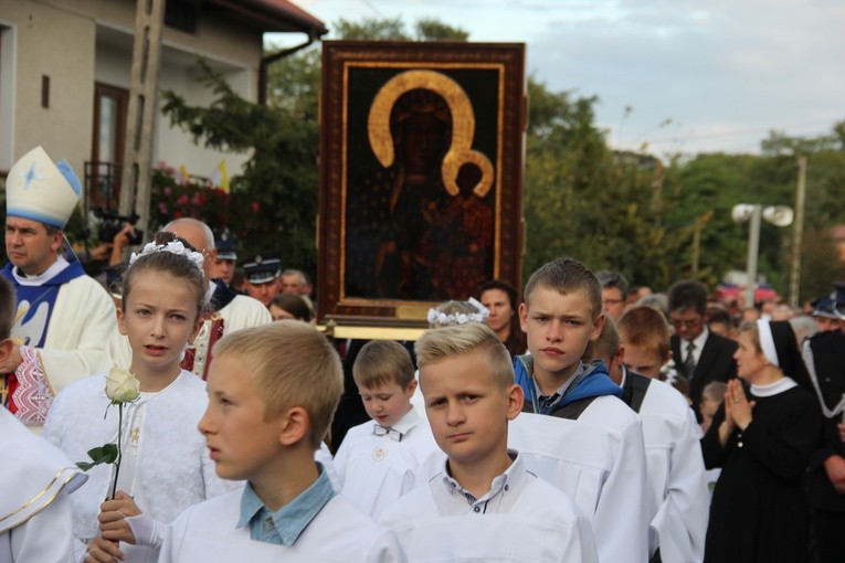 Powitanie ikony MB w Łęgonicach