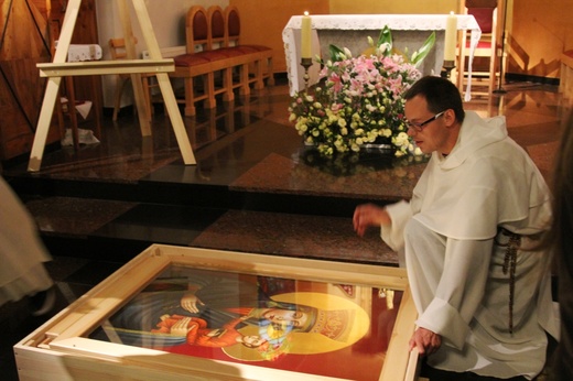 Pożegnanie kopii obrazu Matki Bożej w Korbielowie