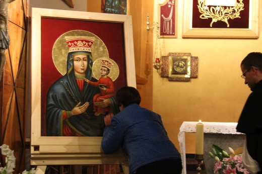Pożegnanie kopii obrazu Matki Bożej w Korbielowie